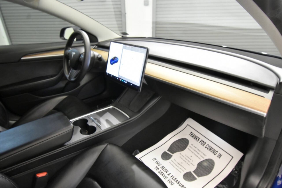 2022 Tesla Model 3 Long Range AWD 4dr Sedan, Azul, Mileage: 84,926 - photo 17