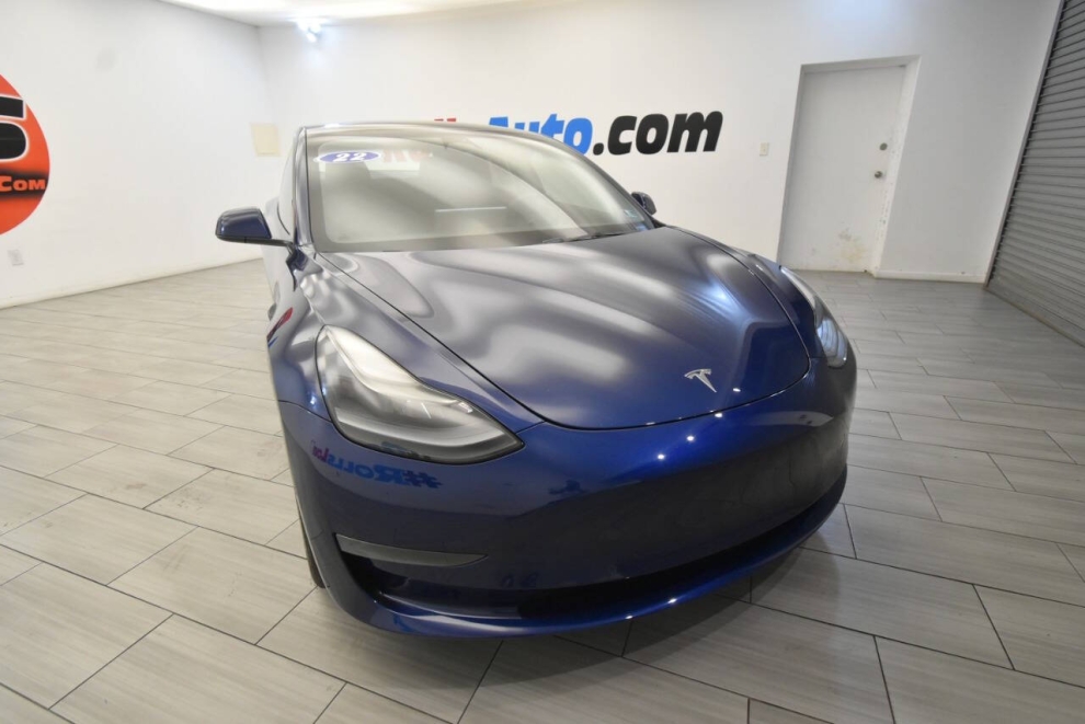 2022 Tesla Model 3 Long Range AWD 4dr Sedan, Azul, Mileage: 84,926 - photo 6