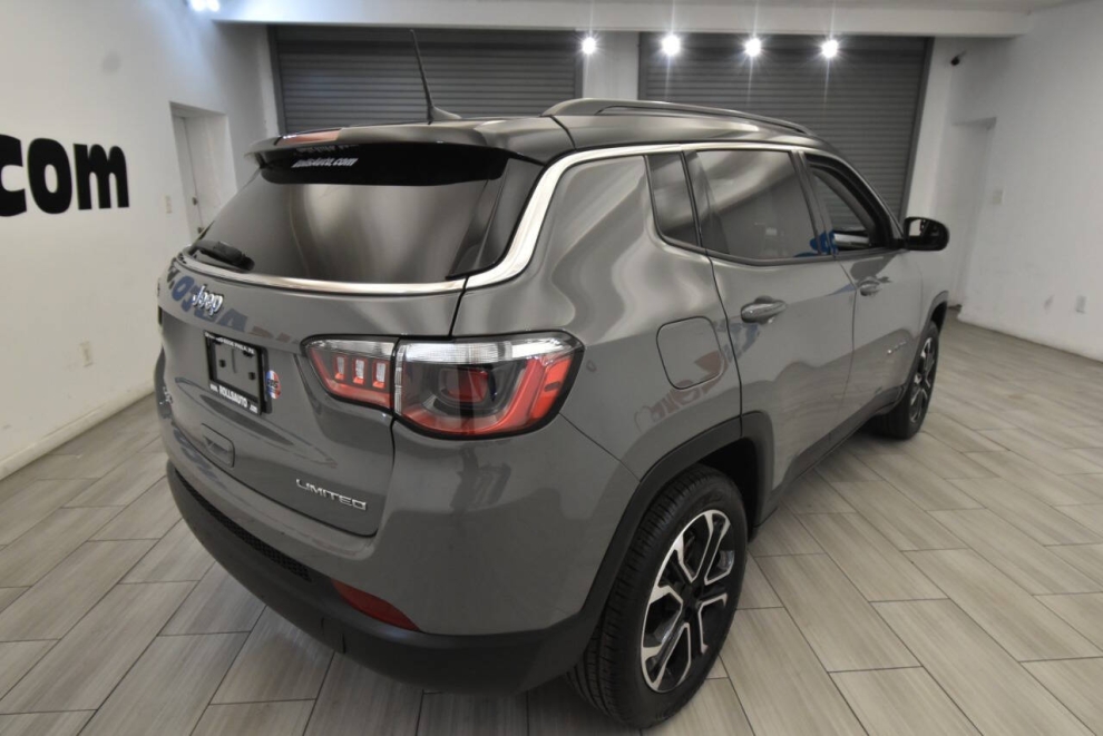 2022 Jeep Compass Limited 4x4 4dr SUV, Gris, Mileage: 42,779 - photo 4