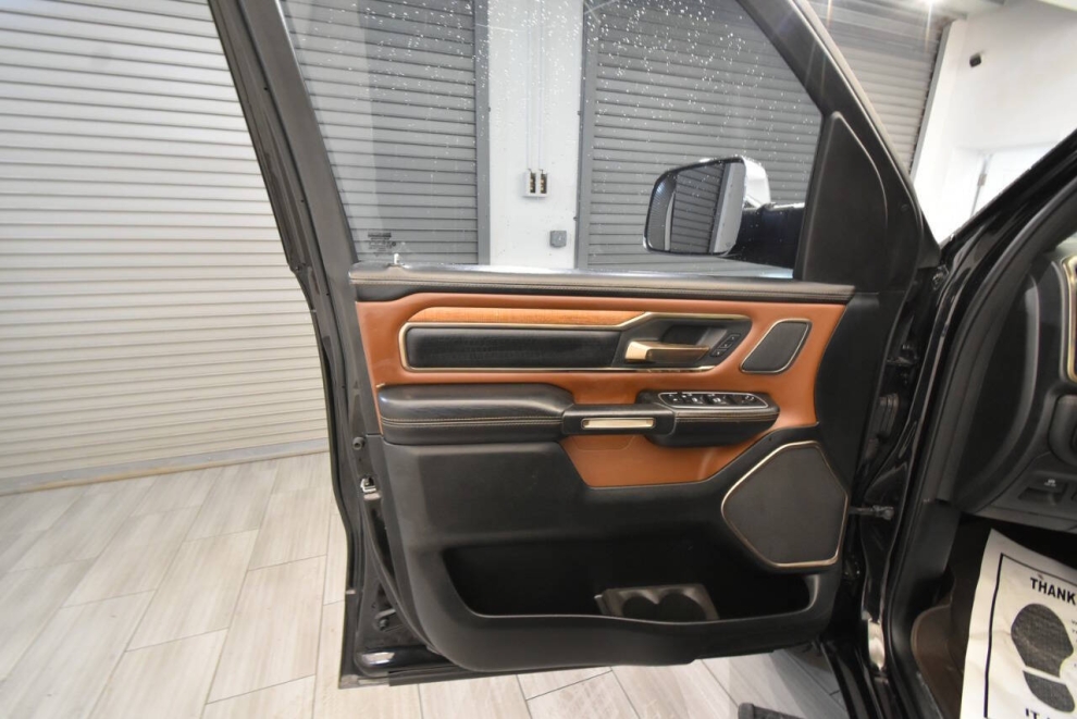 2020 RAM 1500 Laramie Longhorn 4x4 4dr Crew Cab 5.6 ft. SB Pickup, Black, Mileage: 100,058 - photo 18