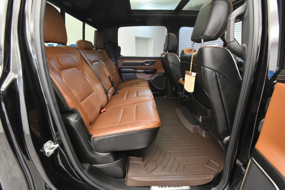 2020 RAM 1500 Laramie Longhorn 4x4 4dr Crew Cab 5.6 ft. SB Pickup, Black, Mileage: 100,058 - photo 26