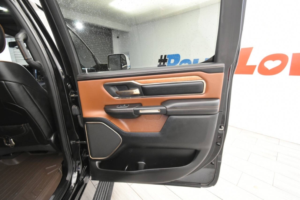 2020 RAM 1500 Laramie Longhorn 4x4 4dr Crew Cab 5.6 ft. SB Pickup, Black, Mileage: 100,058 - photo 27