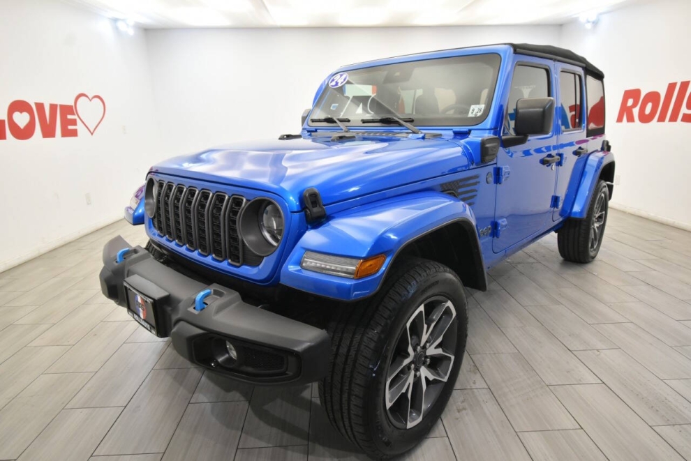 2024 Jeep Wrangler Sport S 4xe 4x4 4dr SUV, Blue, Mileage: 36,660 
