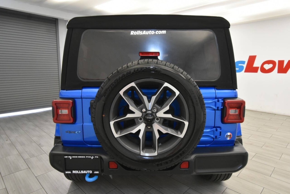 2024 Jeep Wrangler Sport S 4xe 4x4 4dr SUV, Blue, Mileage: 36,660 - photo 3