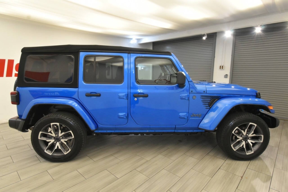 2024 Jeep Wrangler Sport S 4xe 4x4 4dr SUV, Blue, Mileage: 36,660 - photo 5