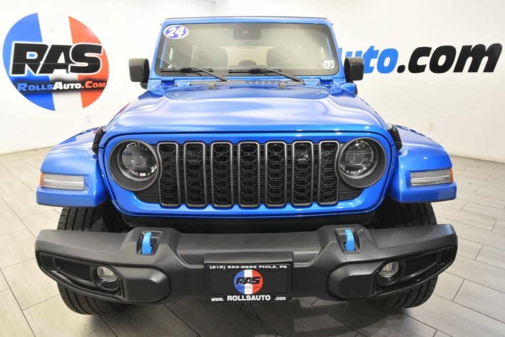 2024 Jeep Wrangler Sport S 4xe 4x4 4dr SUV, Blue, Mileage: 36,660 - photo 7