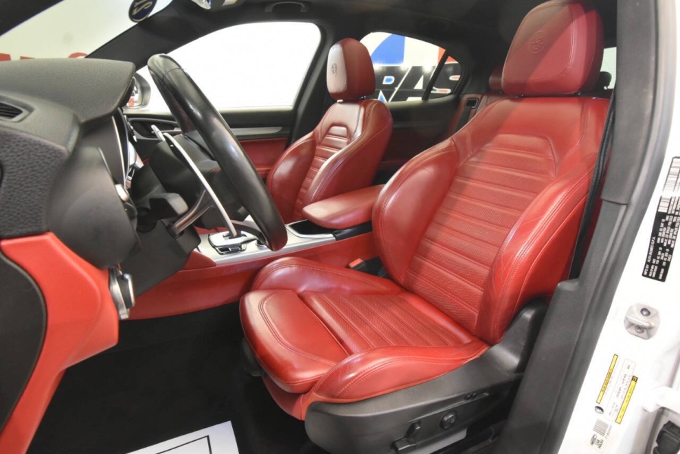 2021 Alfa Romeo Stelvio Ti Sport AWD 4dr Crossover, White, Mileage: 64,522 - photo 13