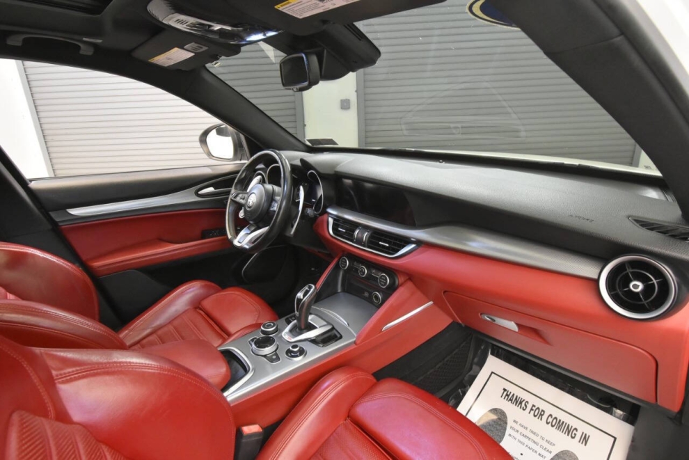 2021 Alfa Romeo Stelvio Ti Sport AWD 4dr Crossover, White, Mileage: 64,522 - photo 17