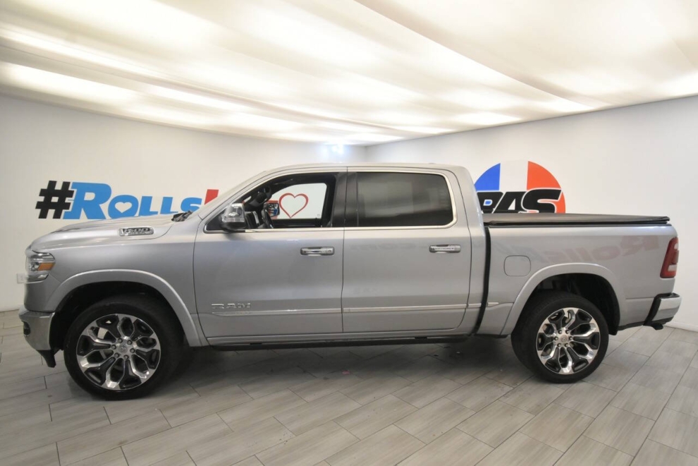 2020 RAM 1500 Limited 4x4 4dr Crew Cab 5.6 ft. SB Pickup, Silver, Mileage: 90,347 - photo 1