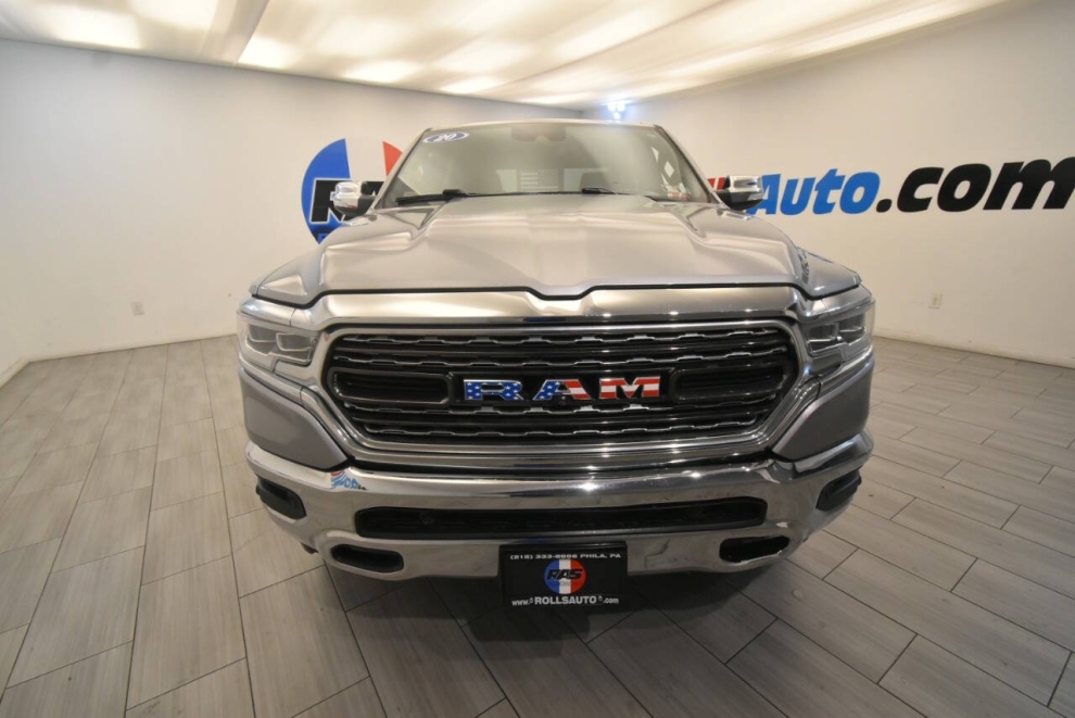 2020 RAM 1500 Limited 4x4 4dr Crew Cab 5.6 ft. SB Pickup, Silver, Mileage: 90,347 - photo 7