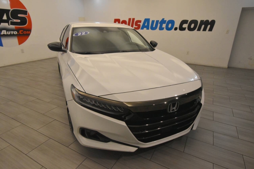 2022 Honda Accord Sport 4dr Sedan (1.5T I4 CVT), White, Mileage: 63,777 - photo 6