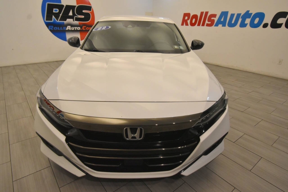 2022 Honda Accord Sport 4dr Sedan (1.5T I4 CVT), White, Mileage: 63,777 - photo 7