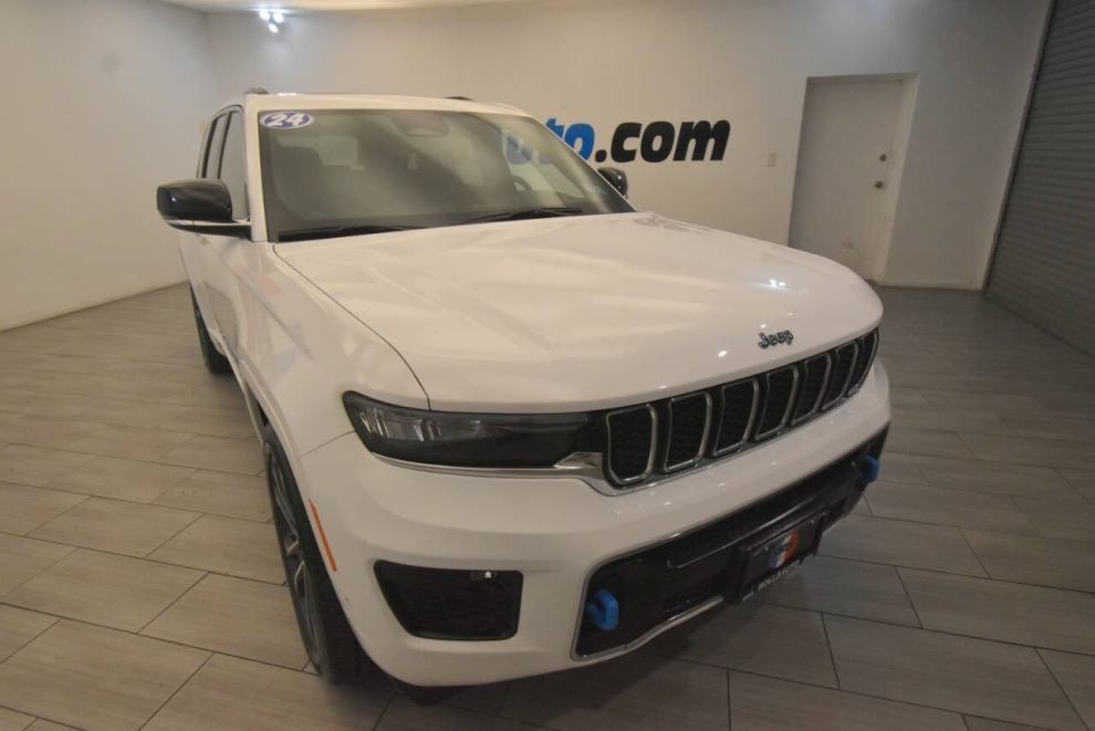 2024 Jeep Grand Cherokee Overland 4xe 4x4 4dr SUV, White, Mileage: 7,543 - photo 6