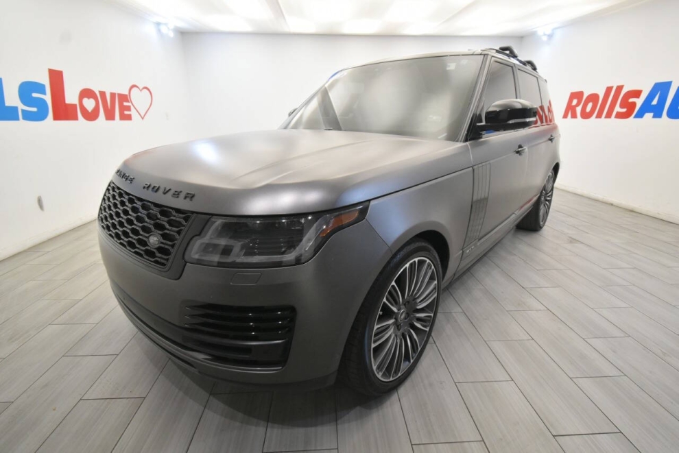 2018 Land Rover Range Rover Supercharged LWB AWD 4dr SUV, Gray, Mileage: 69,749 