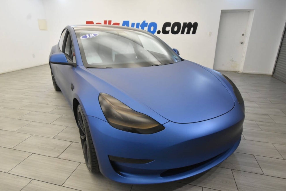 2018 Tesla Model 3 Performance AWD 4dr Fastback, Blue, Mileage: 35,496 - photo 6