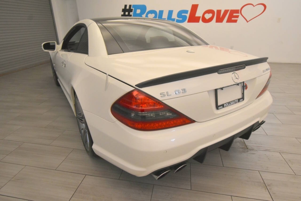 2009 Mercedes-Benz SL-Class SL 63 AMG 2dr Convertible, White, Mileage: 78,674 - photo 2
