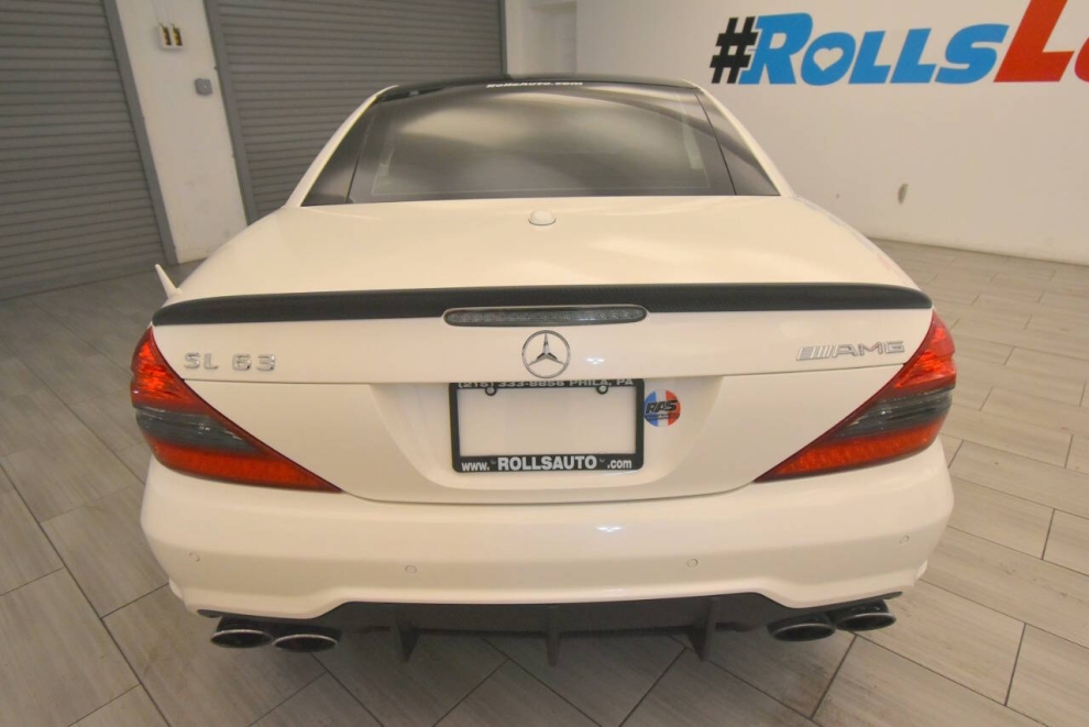 2009 Mercedes-Benz SL-Class SL 63 AMG 2dr Convertible, White, Mileage: 78,674 - photo 3