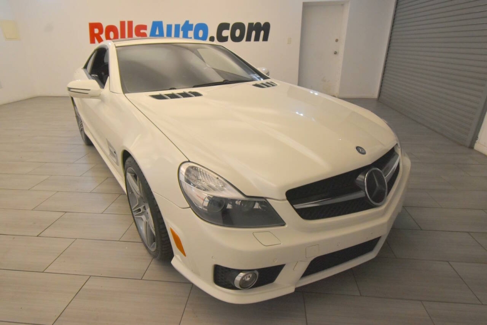 2009 Mercedes-Benz SL-Class SL 63 AMG 2dr Convertible, White, Mileage: 78,674 - photo 6