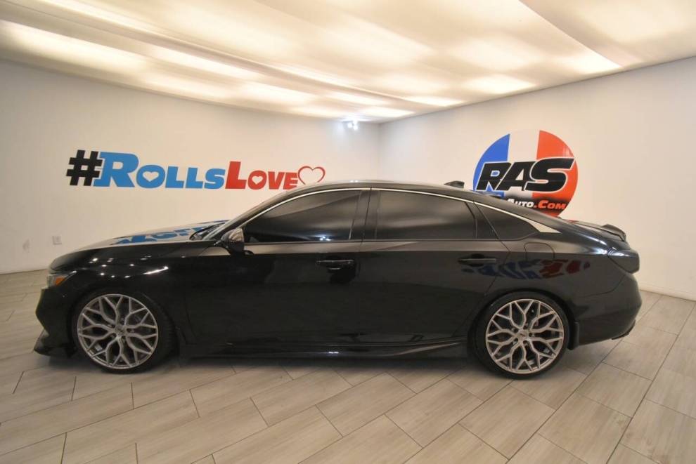 2021 Honda Accord Sport 4dr Sedan (2.0T I4 10A), Black, Mileage: 34,247 - photo 1
