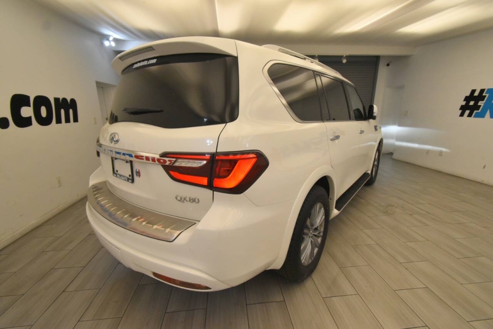 2019 Infiniti QX80 Luxe AWD 4dr SUV, Blanco, Mileage: 91,636 - photo 4