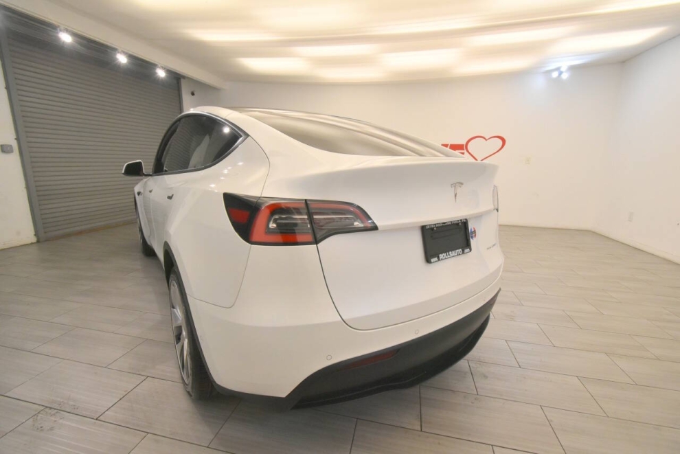 2021 Tesla Model Y Long Range AWD 4dr Crossover, White, Mileage: 96,434 - photo 2