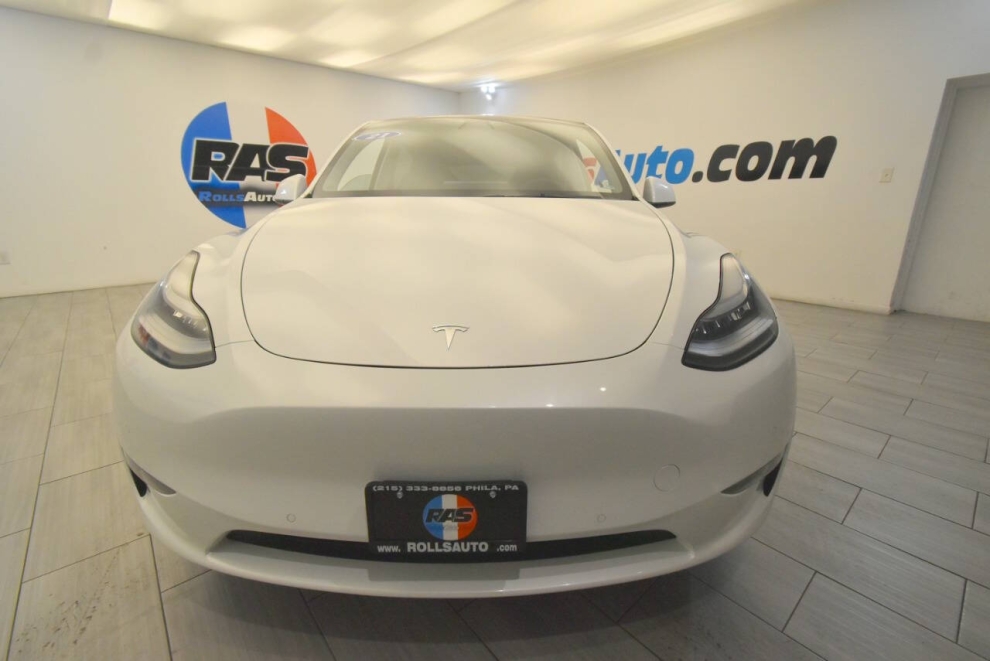 2021 Tesla Model Y Long Range AWD 4dr Crossover, White, Mileage: 96,434 - photo 7
