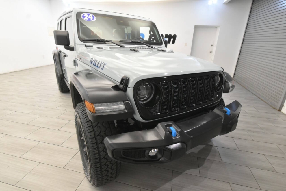 2024 Jeep Wrangler Willys 4xe 4x4 4dr SUV, Gray, Mileage: 57,565 - photo 6