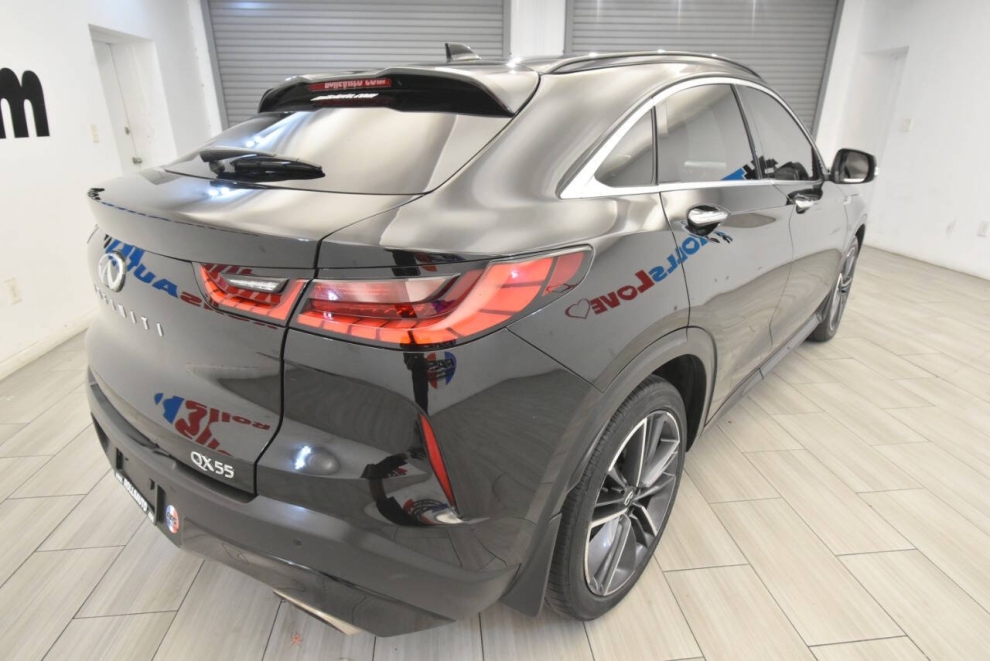 2023 Infiniti QX55 Luxe AWD 4dr Crossover, Black, Mileage: 49,530 - photo 4