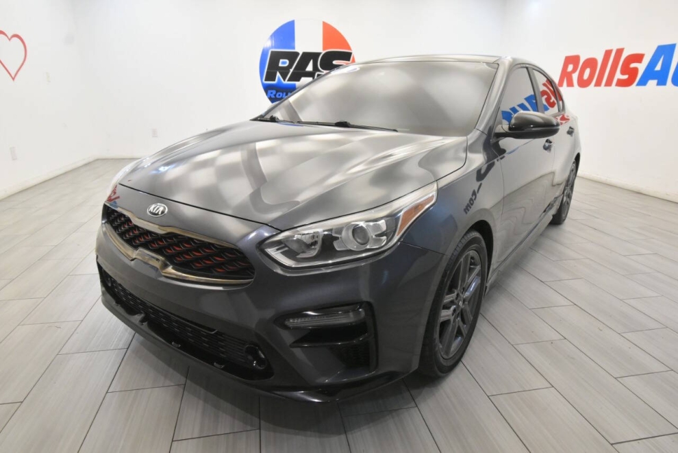 2021 Kia Forte GT Line 4dr Sedan, Gray, Mileage: 83,906 
