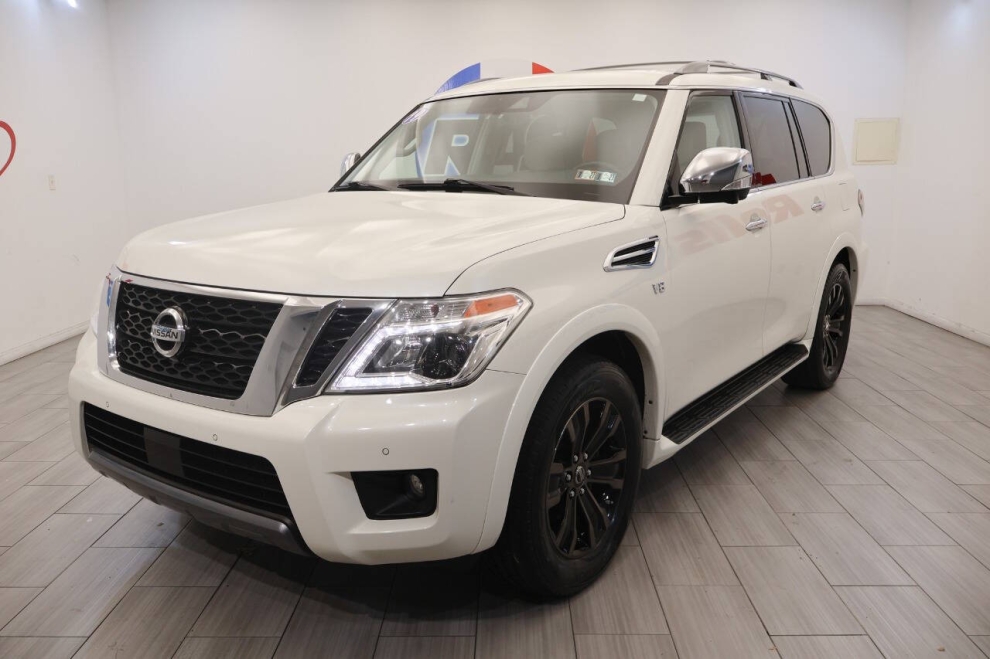 2019 Nissan Armada Platinum 4x4 4dr SUV, White, Mileage: 90,370 