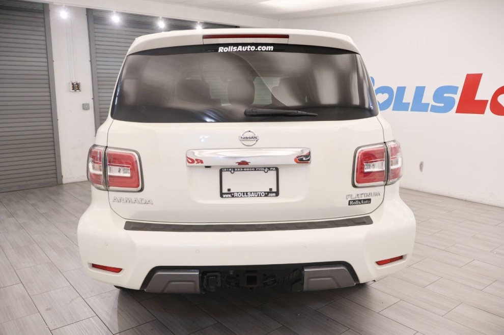 2019 Nissan Armada Platinum 4x4 4dr SUV, White, Mileage: 90,370 - photo 3