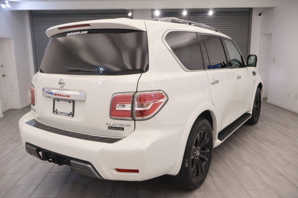 2019 Nissan Armada Platinum 4x4 4dr SUV, White, Mileage: 90,370 - photo 4
