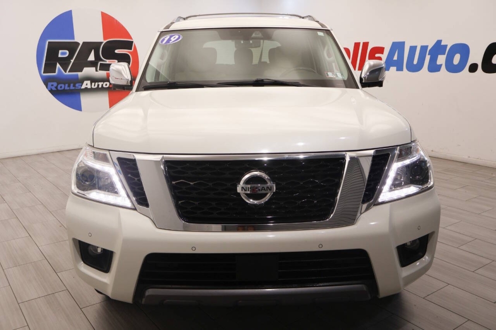 2019 Nissan Armada Platinum 4x4 4dr SUV, White, Mileage: 90,370 - photo 7