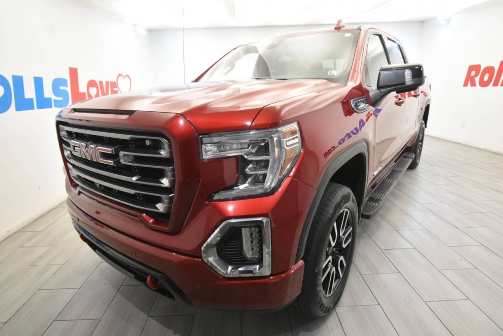 2020 GMC Sierra 1500 AT4 4x4 4dr Crew Cab 5.8 ft. SB, Red, Mileage: 98,890 
