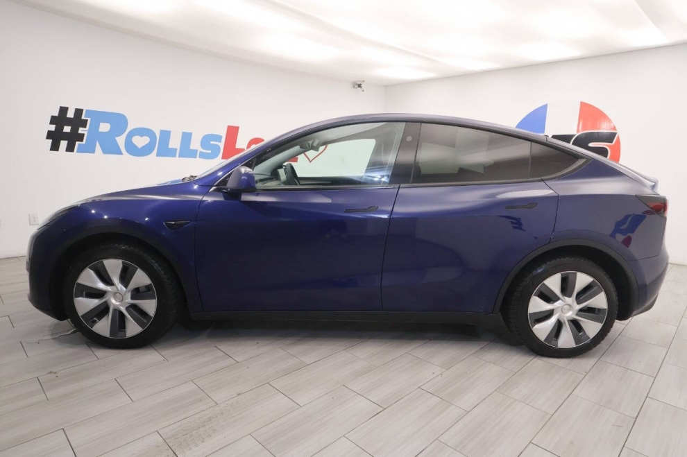 2023 Tesla Model Y Base AWD 4dr Crossover, Blue, Mileage: 45,491 - photo 1