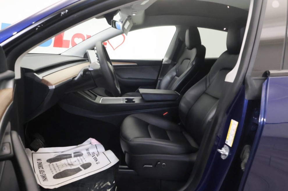 2023 Tesla Model Y Base AWD 4dr Crossover, Blue, Mileage: 45,491 - photo 11