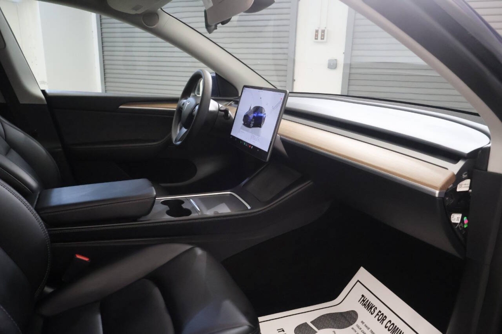 2023 Tesla Model Y Base AWD 4dr Crossover, Blue, Mileage: 45,491 - photo 15