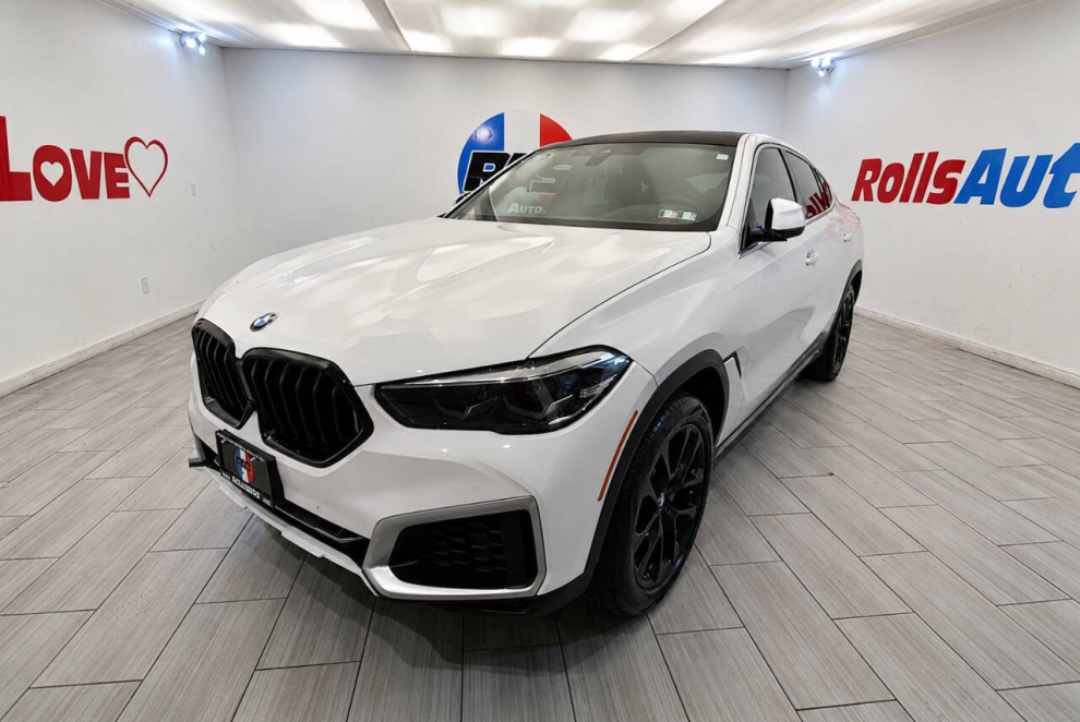 2022 BMW X6 xDrive40i AWD 4dr Sports Activity Coupe, White, Mileage: 72,687 