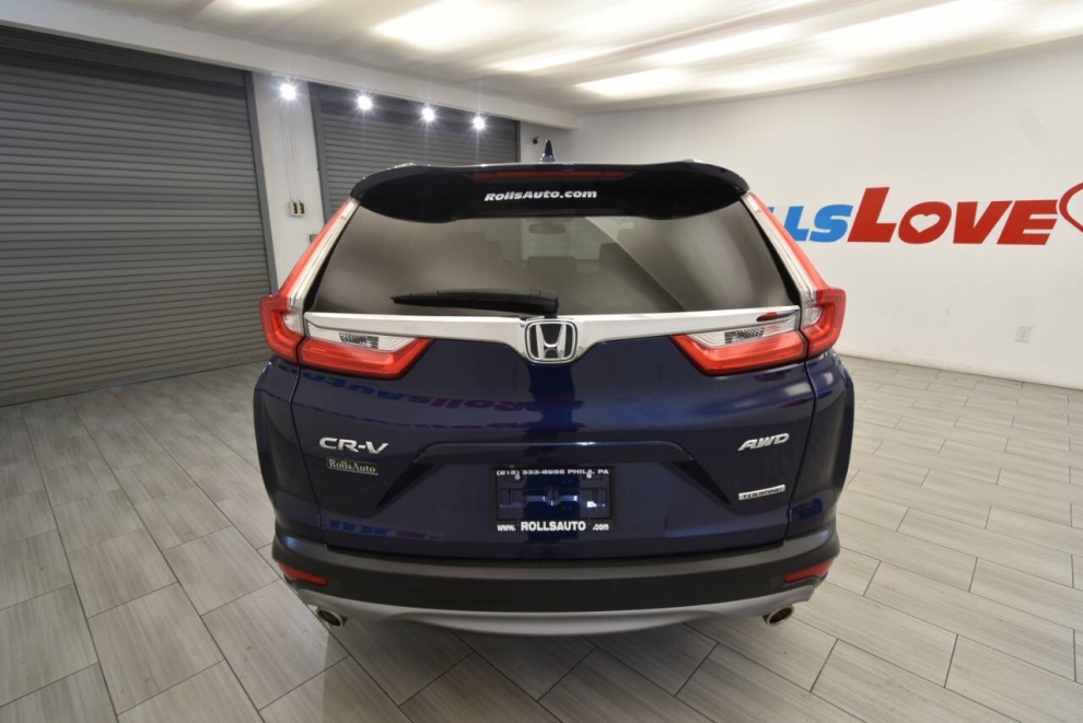 2019 Honda CR-V Touring AWD 4dr SUV, Blue, Mileage: 47,557 - photo 3