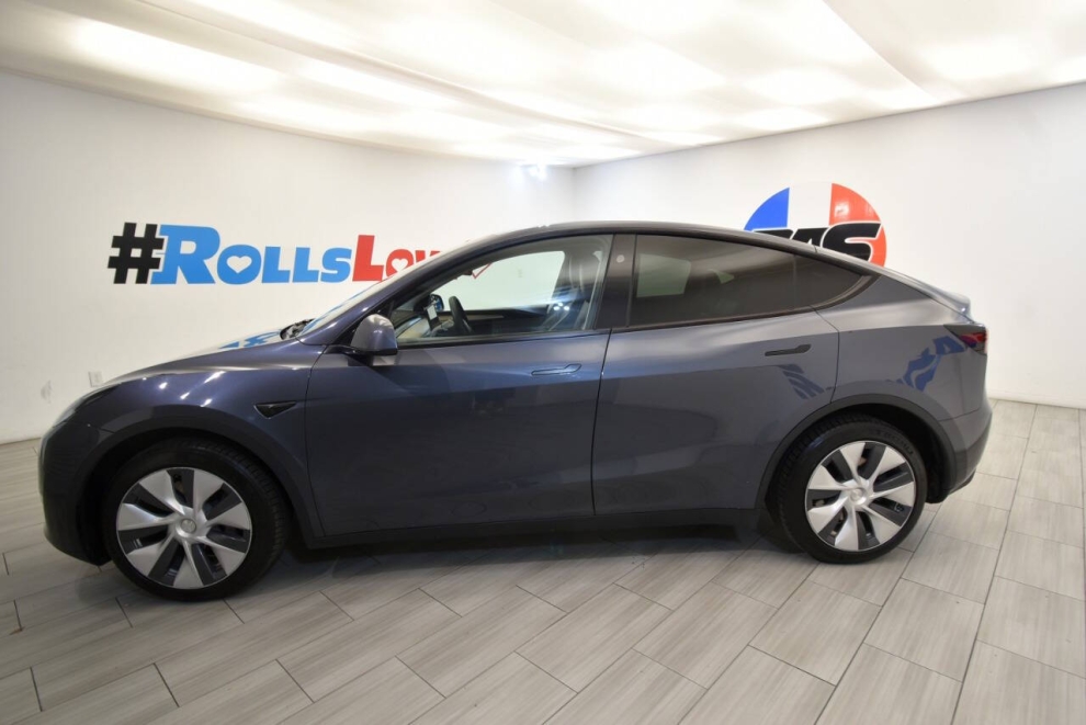 2023 Tesla Model Y Long Range AWD 4dr Crossover, Silver, Mileage: 93,521 - photo 1