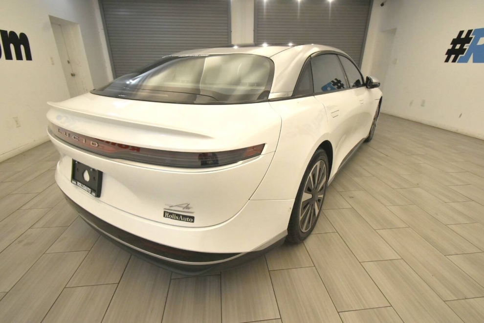 2022 Lucid Air Grand Touring AWD 4dr Sedan, White, Mileage: 68,714 - photo 3