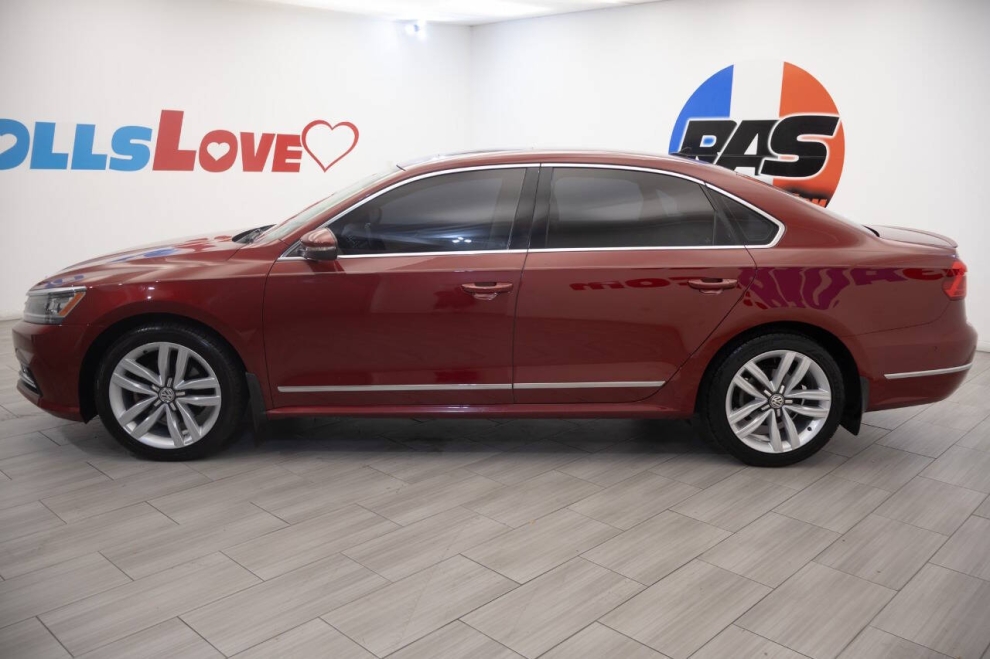 2016 Volkswagen Passat 1.8T SEL 4dr Sedan PZEV, Red, Mileage: 75,259 - photo 1