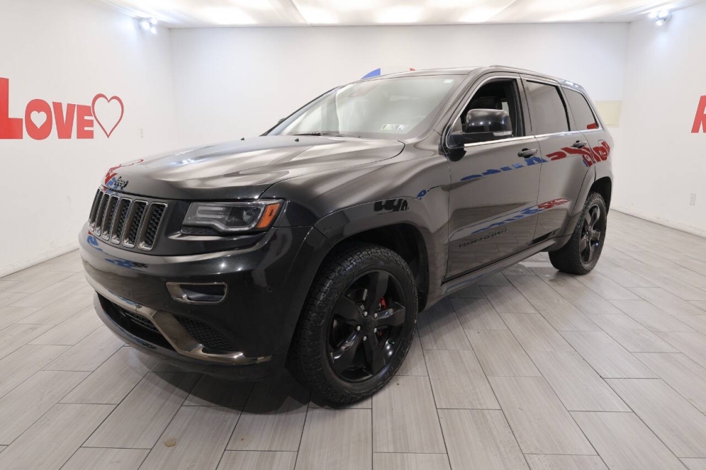 2015 Jeep Grand Cherokee Overland 4x4 4dr SUV, Black, Mileage: 112,203 