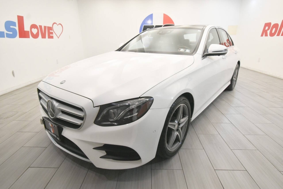 2017 Mercedes-Benz E-Class E 300 4MATIC AWD 4dr Sedan, White, Mileage: 90,950 
