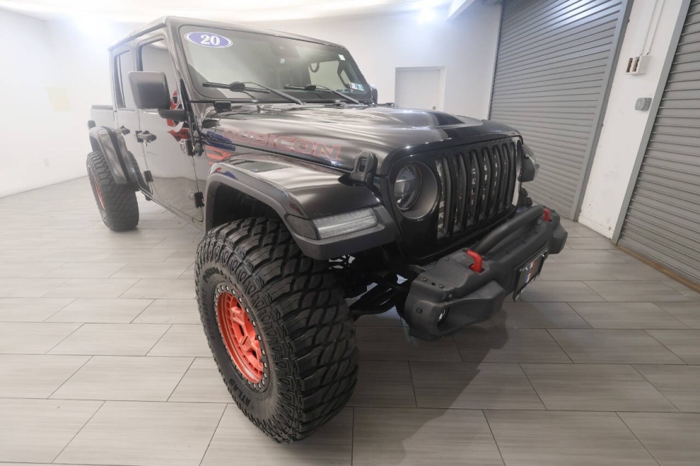 2020 Jeep Gladiator Rubicon 4x4 4dr Crew Cab 5.0 ft. SB, Negro, Mileage: 69,079 - photo 6