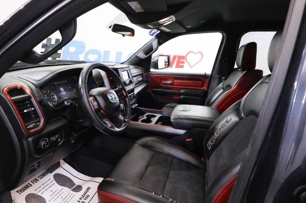 2019 RAM 1500 Rebel 4x4 4dr Crew Cab 5.6 ft. SB Pickup, Charcoal, Mileage: 107,623 - photo 11