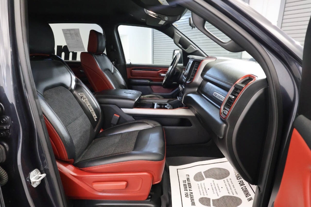 2019 RAM 1500 Rebel 4x4 4dr Crew Cab 5.6 ft. SB Pickup, Charcoal, Mileage: 107,623 - photo 17