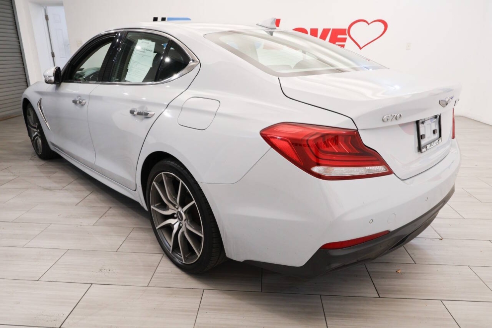 2020 Genesis G70 2.0T 4dr Sedan, White, Mileage: 73,493 - photo 2