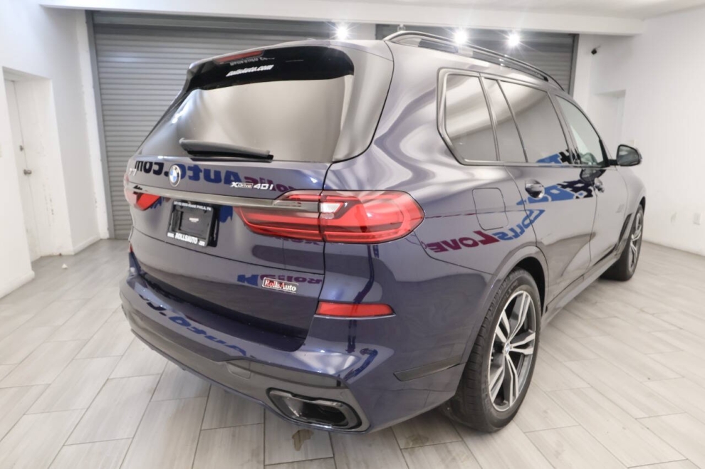 2022 BMW X7 xDrive40i AWD 4dr Sports Activity Vehicle, Blue, Mileage: 63,258 - photo 4