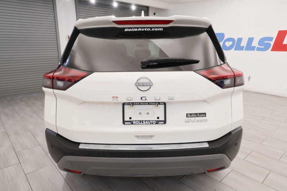 2023 Nissan Rogue SV AWD 4dr Crossover, White, Mileage: 43,241 - photo 3